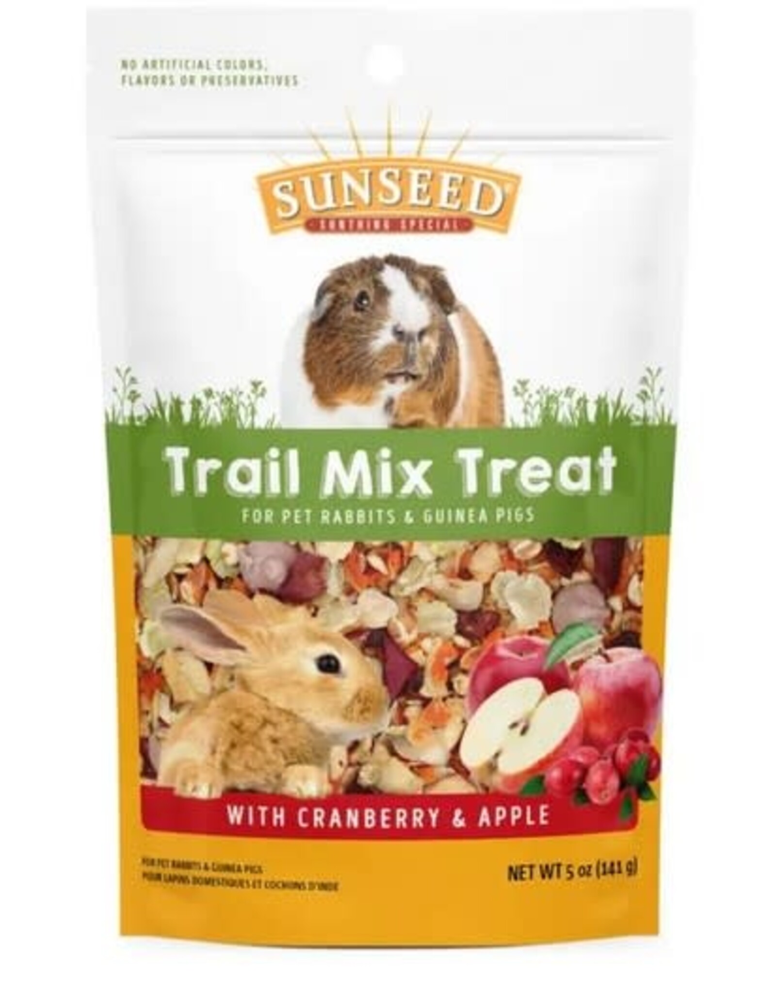 Vitakraft Sunseed Small Animal Trail Mix Treat  5oz Cranberry and Apple