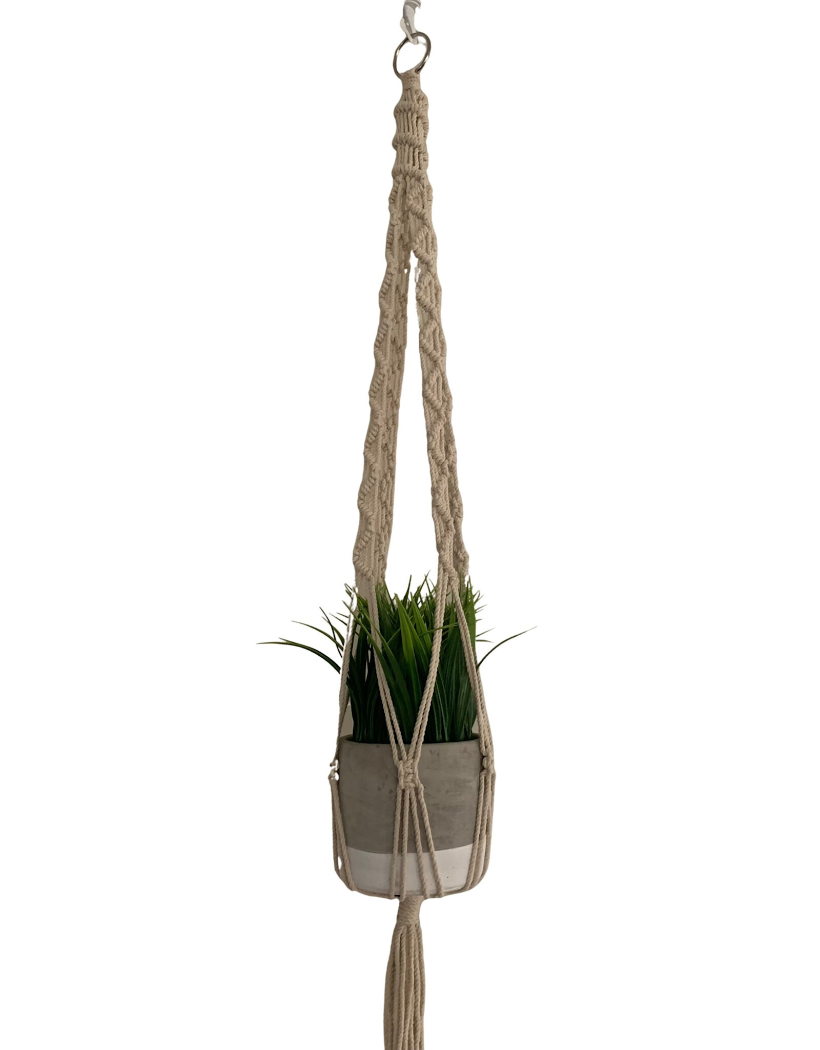 Primitive Planters® Cotton Twist Plant Hanger  - 38in