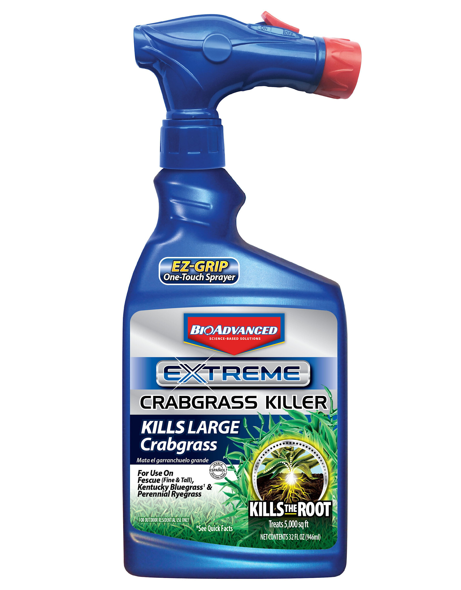BioAdvanced® EXTREME Crabgrass Killer  - 32oz - Ready-to-Spray - Hose End Connection - Non-Neonic Formula