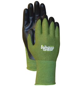 Bellingham® Bamboo Gardener™ Gloves  - Large - Nitrile Palm - Green