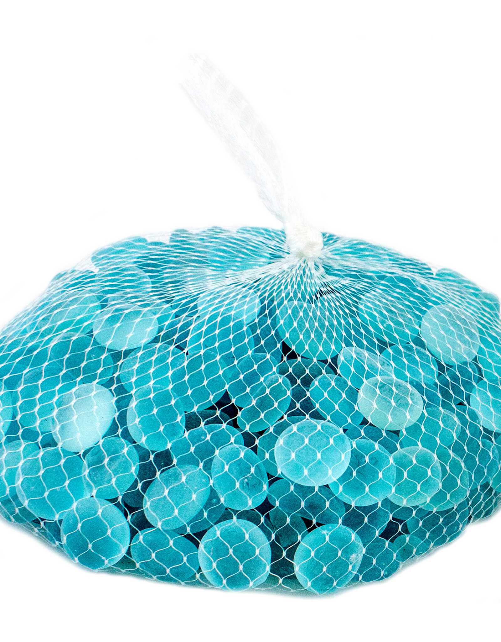 SuperMoss® Soft Glass Pebbles  - 4lb - Glacier Blue - Mesh Bag