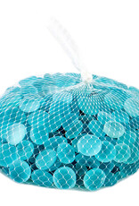 SuperMoss® Soft Glass Pebbles  - 4lb - Glacier Blue - Mesh Bag