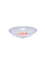 Curtis Wagner Plastics CW Designer Series Heavy Gauge Saucer  - 6in - Round - Clear