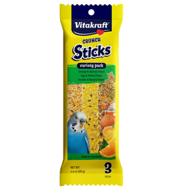 Vitakraft Vitakraft Parakeet Crunch Stick Variety Pack - 3 Flavors  2.4 oz