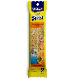 Vitakraft Vitakraft Crunch Sticks Parakeet Treat - Orange and Apricot - Pet Bird Treat Toy