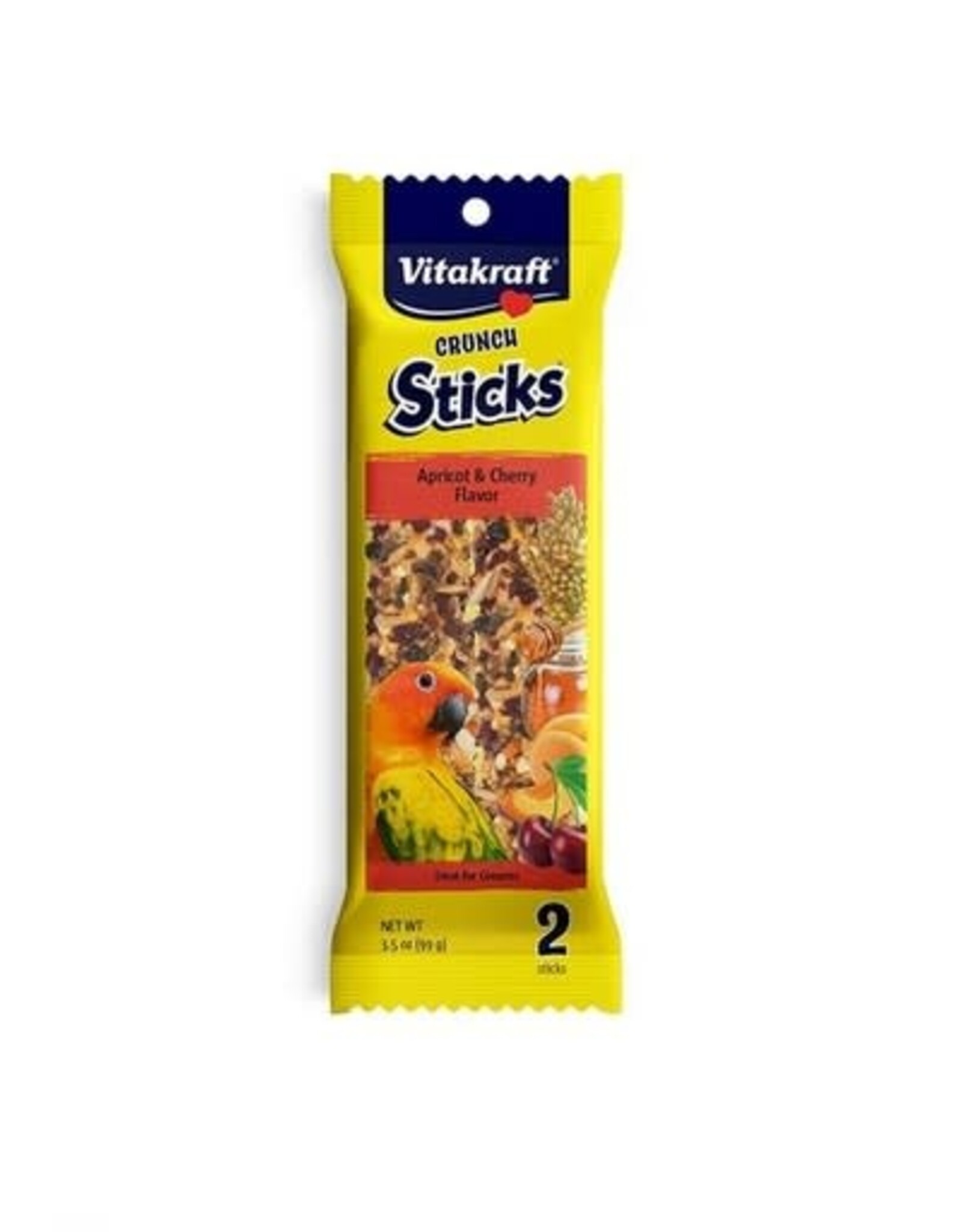 Vitakraft Vitakraft® Crunch Sticks Apricot & Cherry Flavor Conure 3.5 Oz