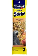 Vitakraft VK Parrot Crunch Sticks Apple/Honey 2/pk 5.5 oz