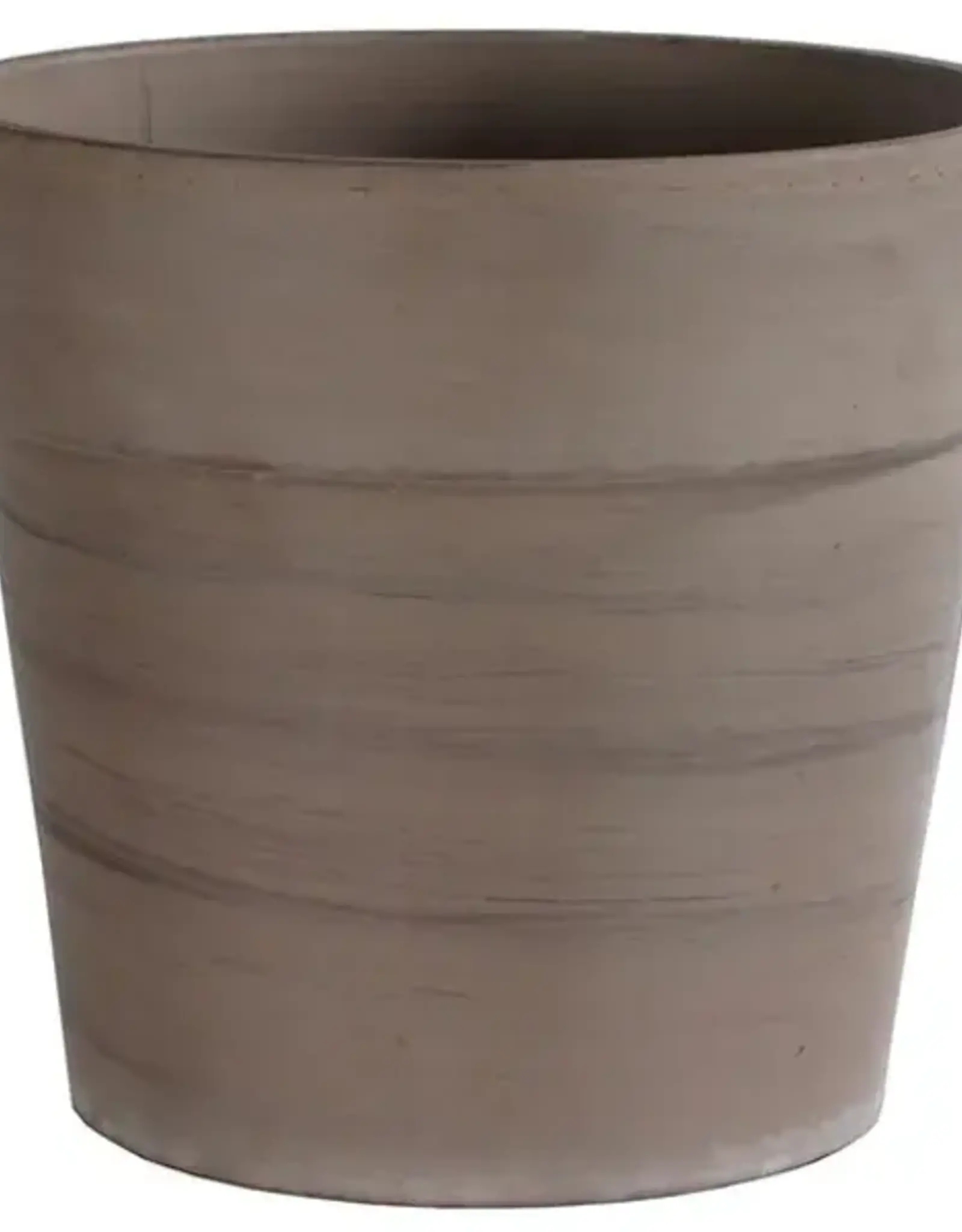 German Calima Pot, 5“ x 4.75”, Basalt (Chocolate)