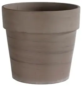 German Calima Pot, 5“ x 4.75”, Basalt (Chocolate)