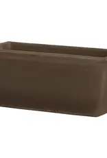 German Plain Window Box, 12.25" x 6.25" x 5.5", Basalt (Chocolate)
