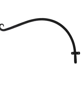 21" Arched Hook, Black