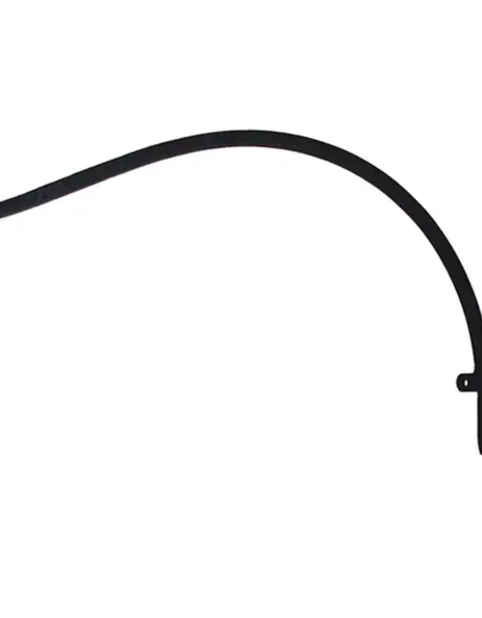 21" Arched Hook, Black