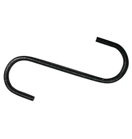 6" S-Hook, Black