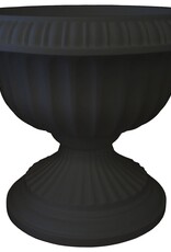 Bloem® Grecian Pedestal Urn  - 12in - Black