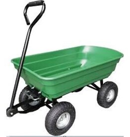 DDI Garden Dump Cart 42"x20"x24" poly tray