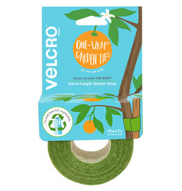 Velcro® One-Wrap® Garden Plant Ties  - Green - 2in W x 18ft L - Reusable - Cut to Desired Length