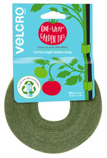 Velcro® One-Wrap® Garden Plant Ties  - Green - 0.5in W x 50ft L - Reusable - Cut to Desired Length