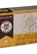 True Liberty® Bags  - 25pk - 12in x 20in - 2gal Capacity