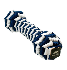 Tall Tails Tall Tails 9 inch Braided Bone Toy - Navy