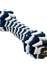 Tall Tails Tall Tails 9 inch Braided Bone Toy - Navy