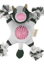 Territory Original Territory Cow 2-in-1 Dog Toy  Gray
