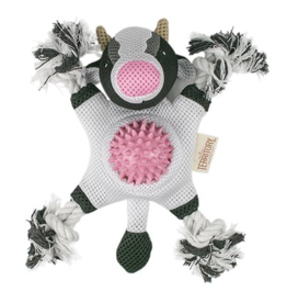 Territory Original Territory Cow 2-in-1 Dog Toy  Gray