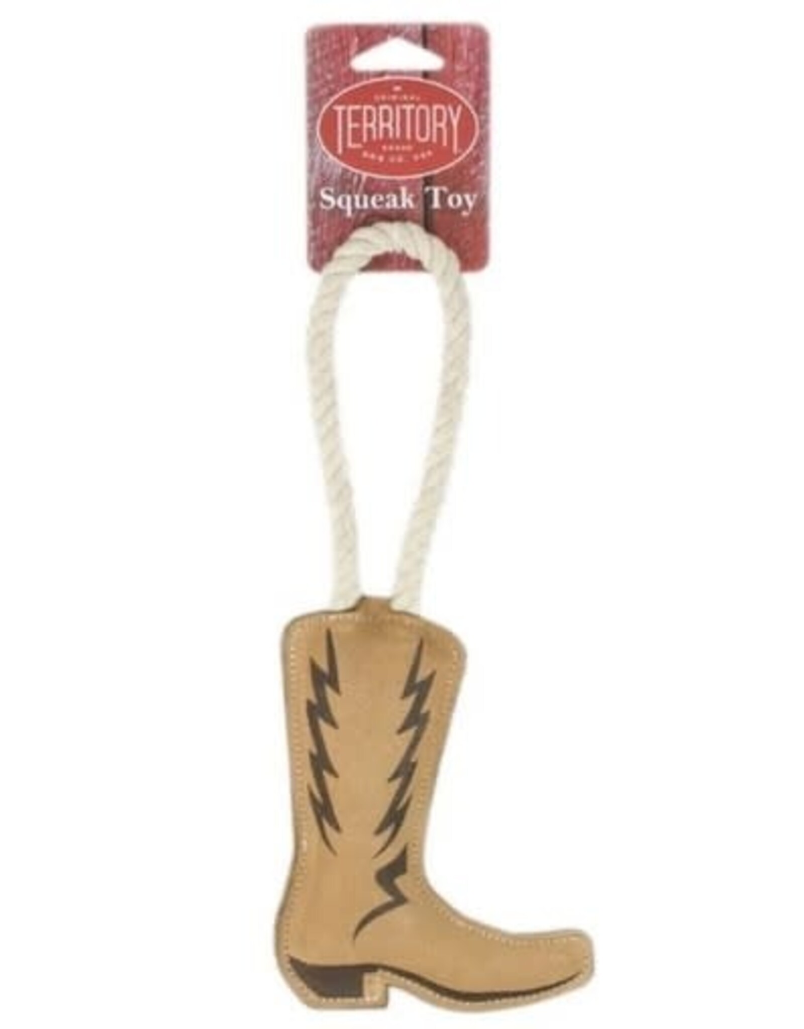 Territory Tall Tails Territory Boot Leather Tug Toy
