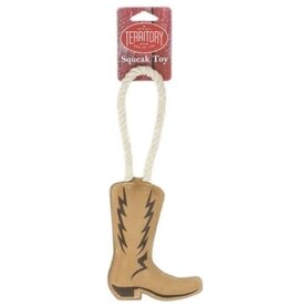 Territory Tall Tails Territory Boot Leather Tug Toy