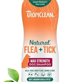 Tropiclean TropiClean Natural Max Strength Flea and Tick Shampoo Dogs 20oz