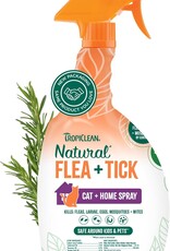 Tropiclean TropiClean Max Strength Natural Flea and Tick Treatment Spray for Cats & Home 32oz