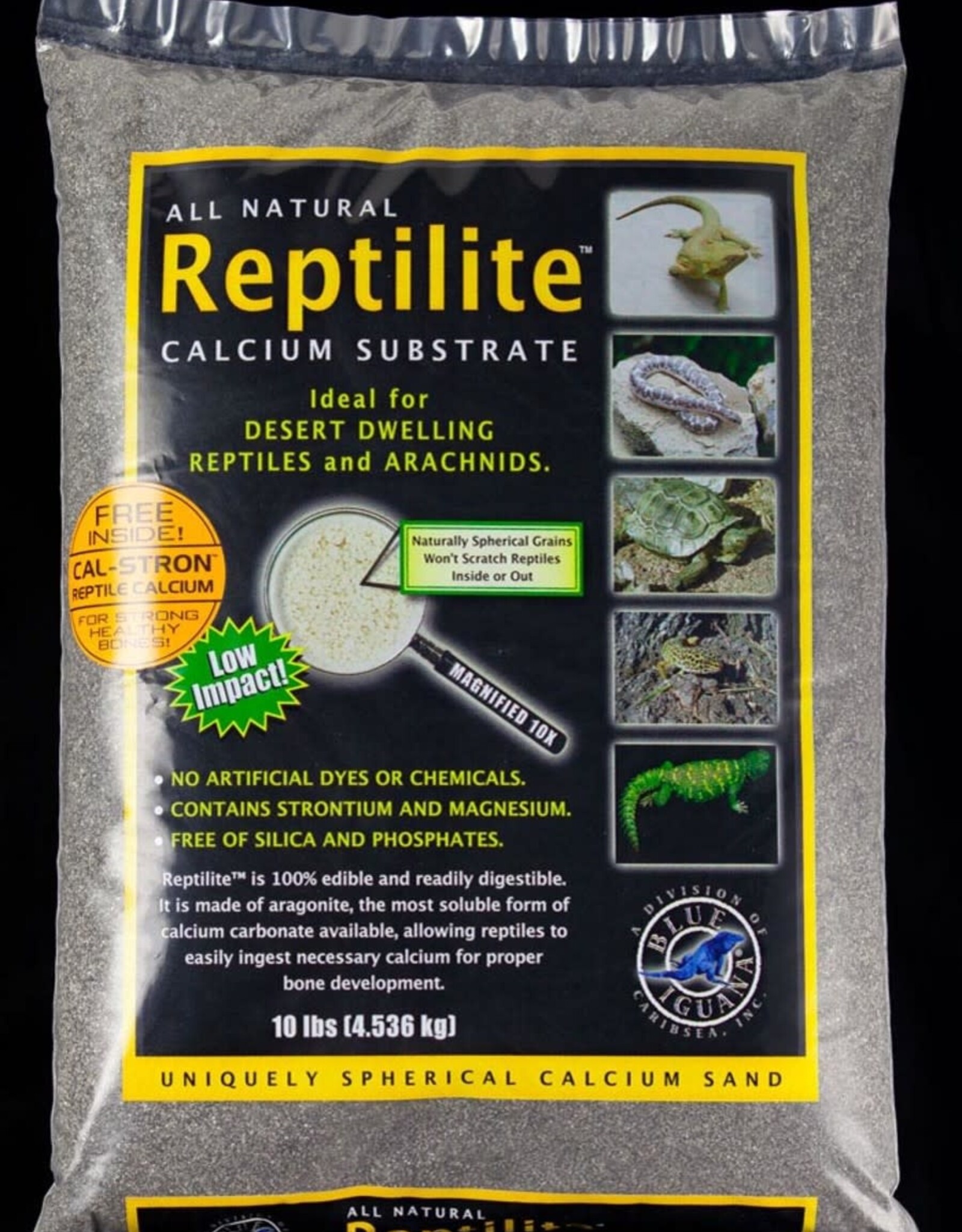 CARIBSEA INC CaribSea All Natural Reptile Calcium Substrate Smokey Sands 10lbs
