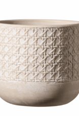 5.1″ Natural Beige Ceramic Vienna Pot