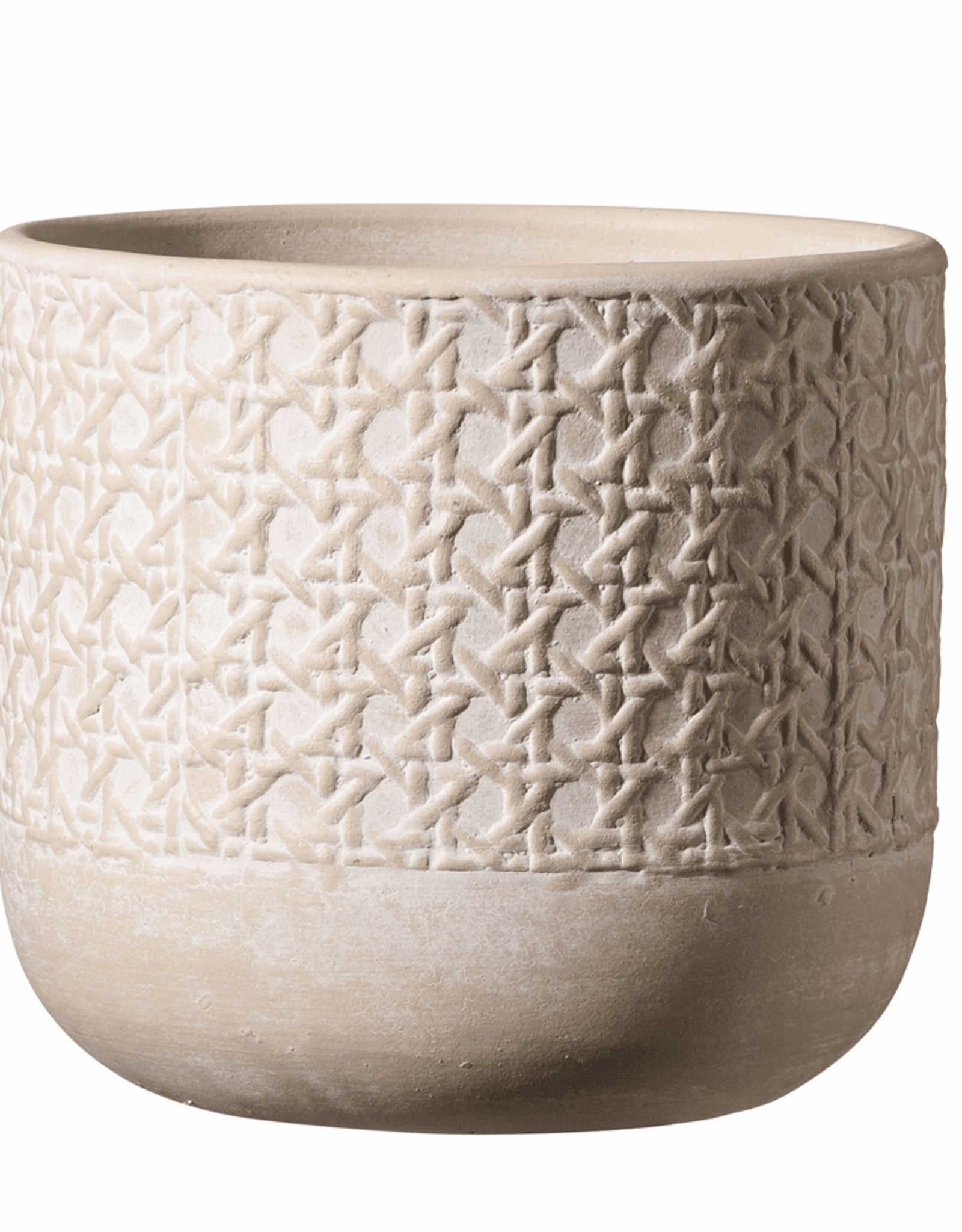 5.1″ Natural Beige Ceramic Vienna Pot