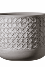 5.1″ Silk Gray Ceramic Vienna Pot
