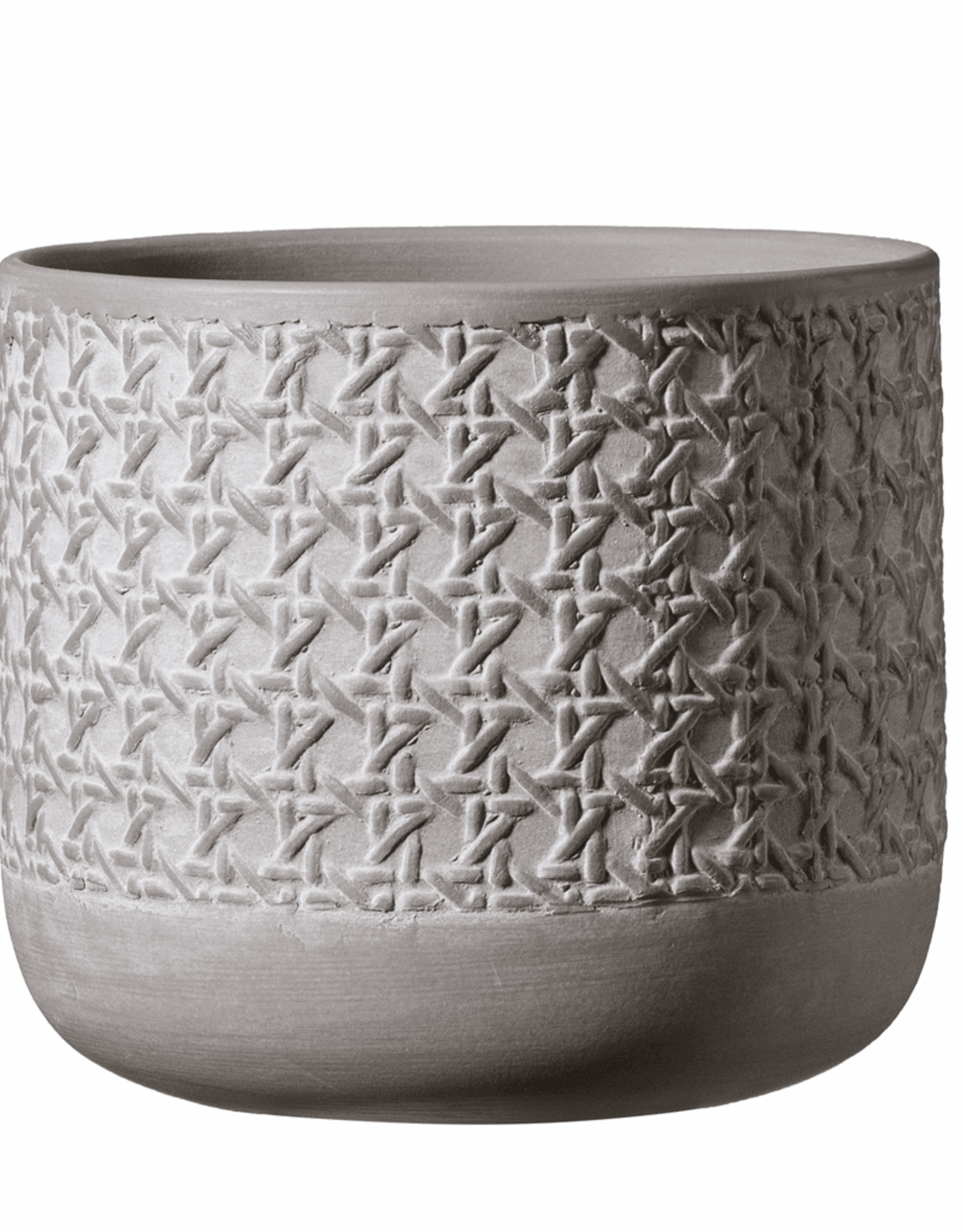 5.1″ Silk Gray Ceramic Vienna Pot