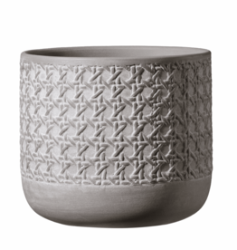 5.1″ Silk Gray Ceramic Vienna Pot