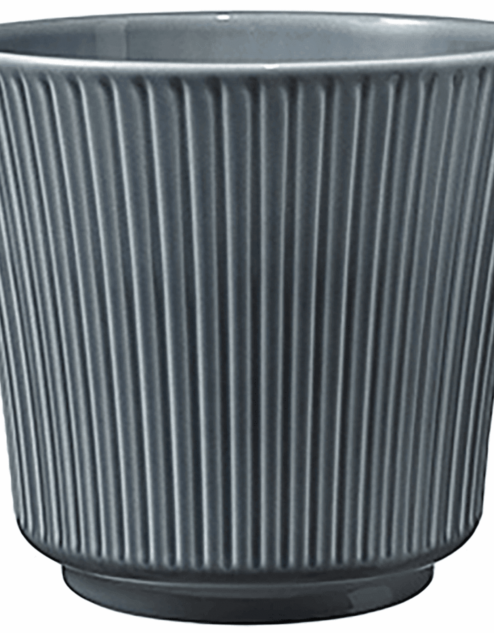 6.3″ Blue-Gray Ceramic Delphi Pot