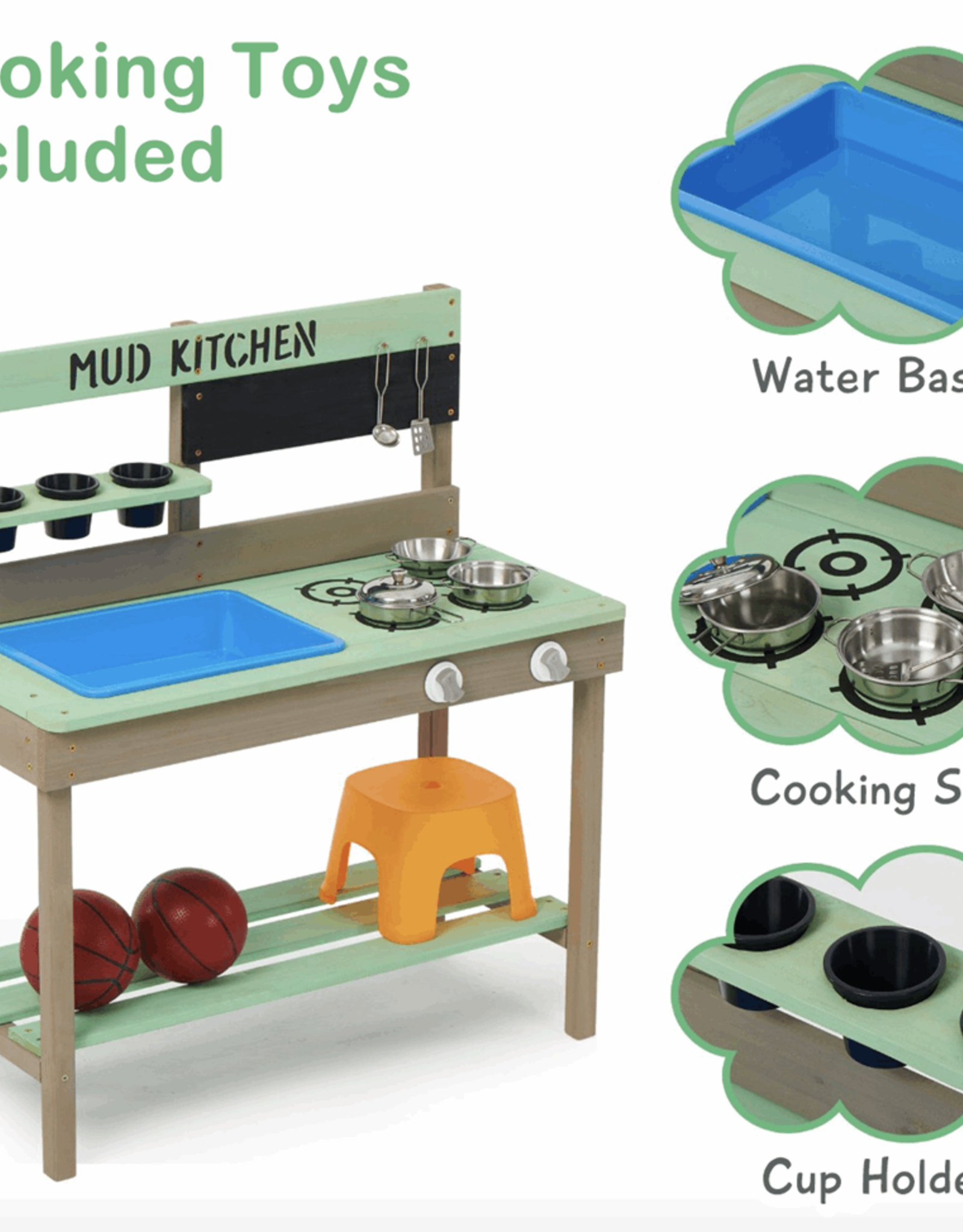 Childrens Mud Kitchen Bench