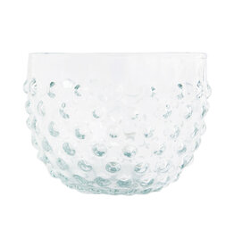Glass Hobnail Bowl 4" Round x 3"H