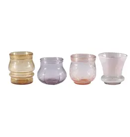 Seeded Glass Tealight/Votive Holder, 4 Styles