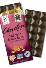 Chocolove Dark Chocolate Bar Walnuts & Sea Salt 3.2oz