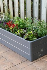 NuVue Products® Raised Garden Box  - 36.5in x 13in x 11.5in - Gray