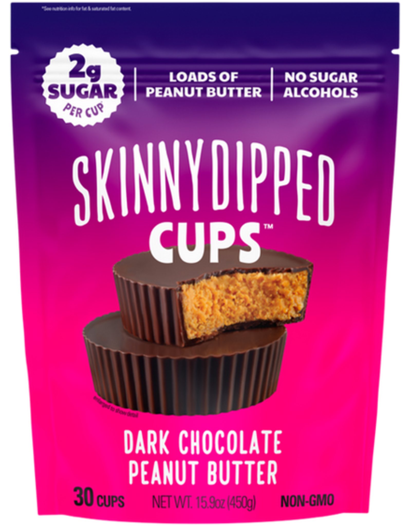 SkinnyDipped Cups, Dark Chocolate Peanut Butter