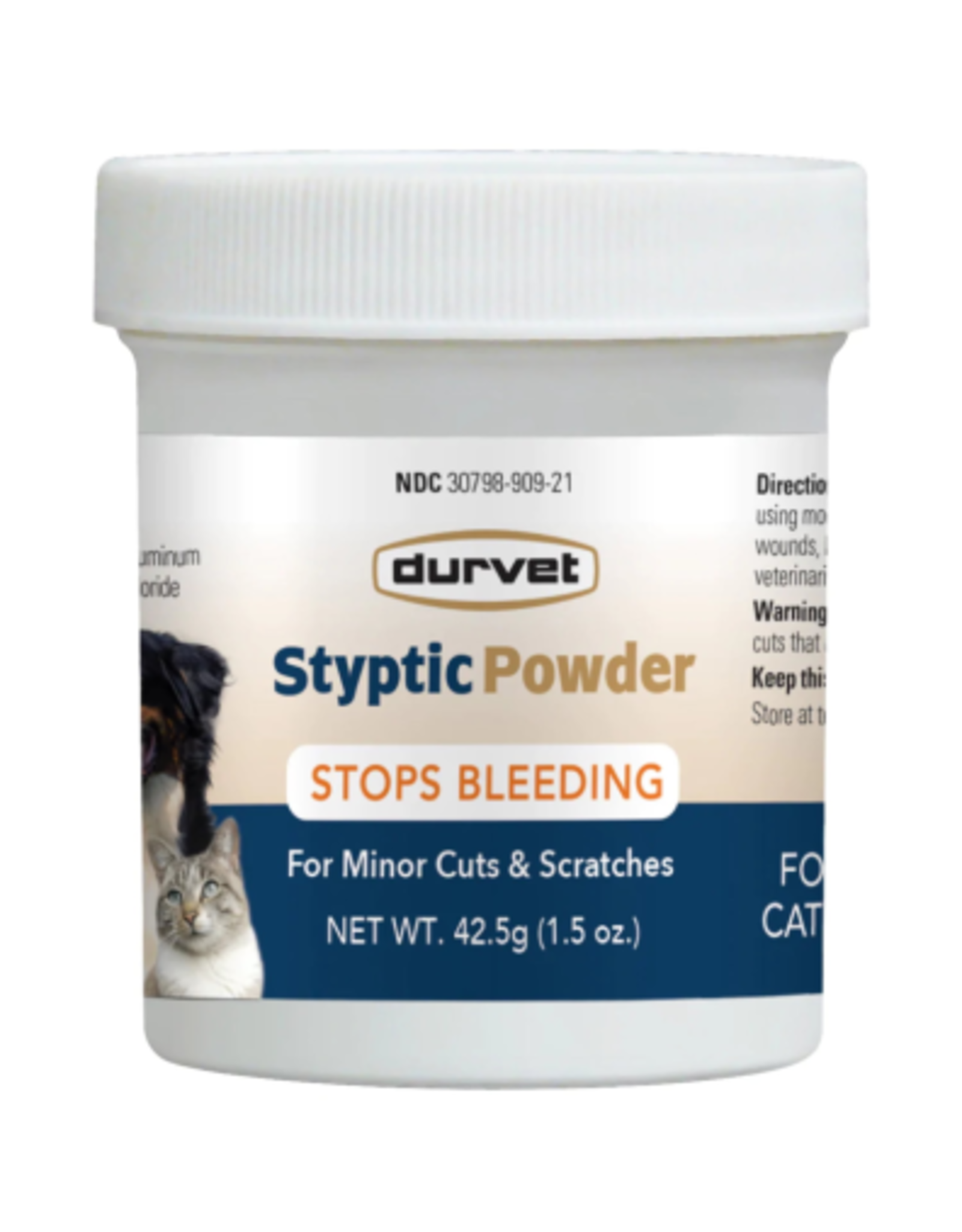 DURVET Styptic Powder Wound Care 1.5oz