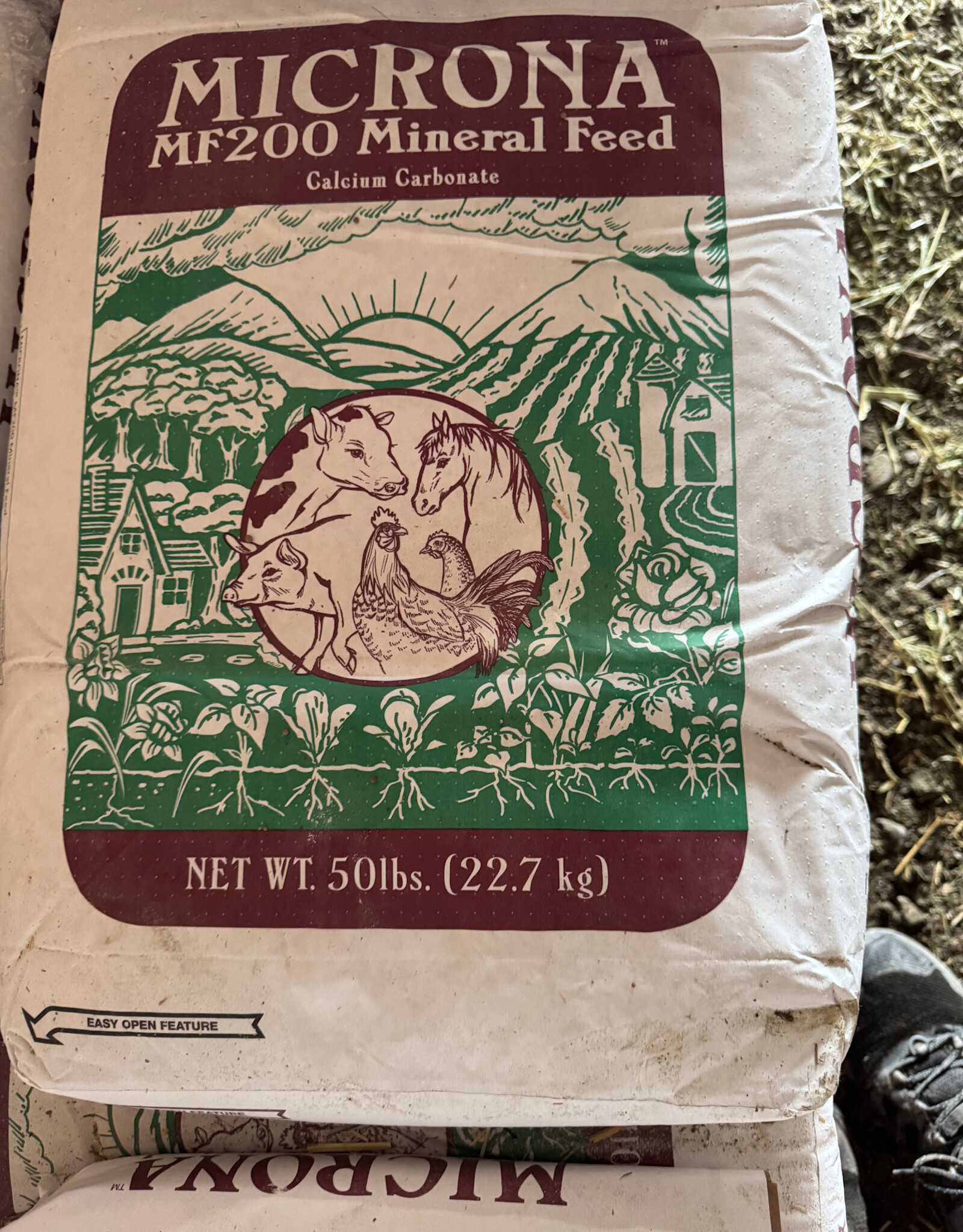 Microna Lime - Lawn and garden 50lbs covers 1000sq.ft. agriculture lime