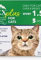 Apex APEX PLUS FOR CATS 1.5lbs + 3pk 6/tray Flea Tick and Lice
