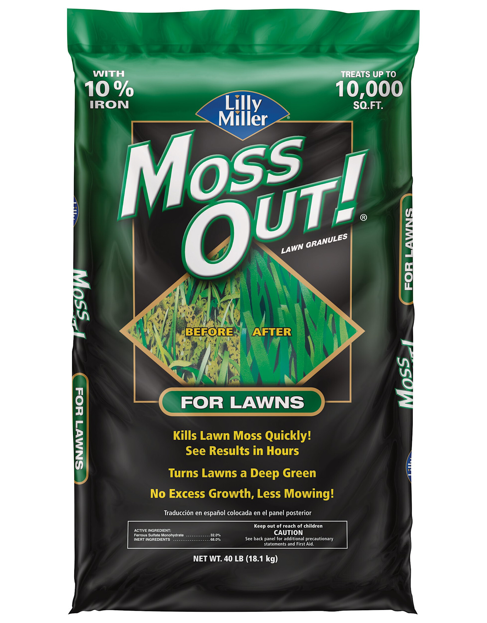 Lilly Miller® Moss Out!® Lawn  - 40lb - Granules