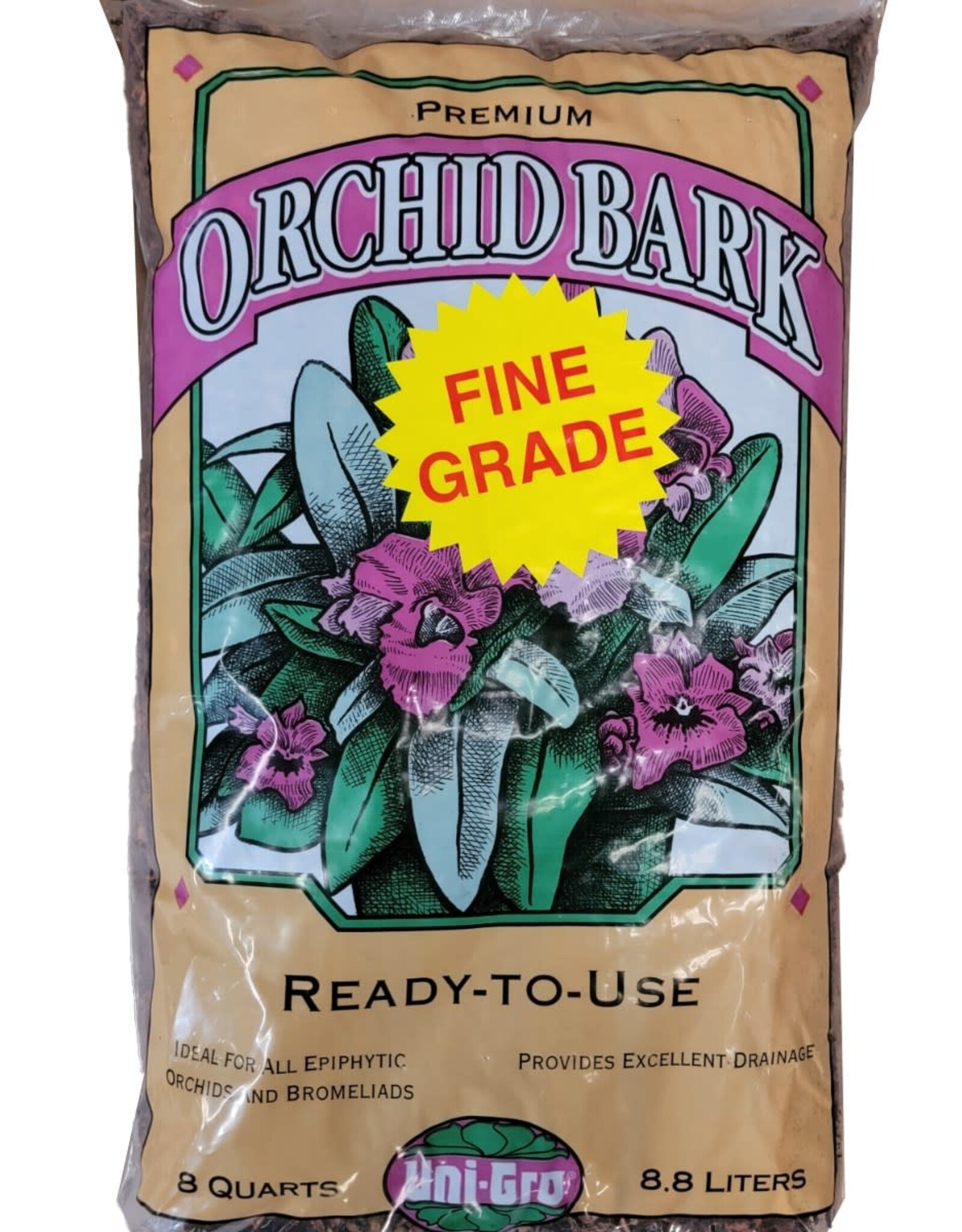Uni-Gro® Orchid Bark  - 8qt - Bag - Fine