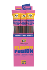 Etta Says! Etta Says! Flavor Fusion - All Natural Rawhide Free Chews for Dogs 1.75oz Chew -Salmon and Sweet Potato