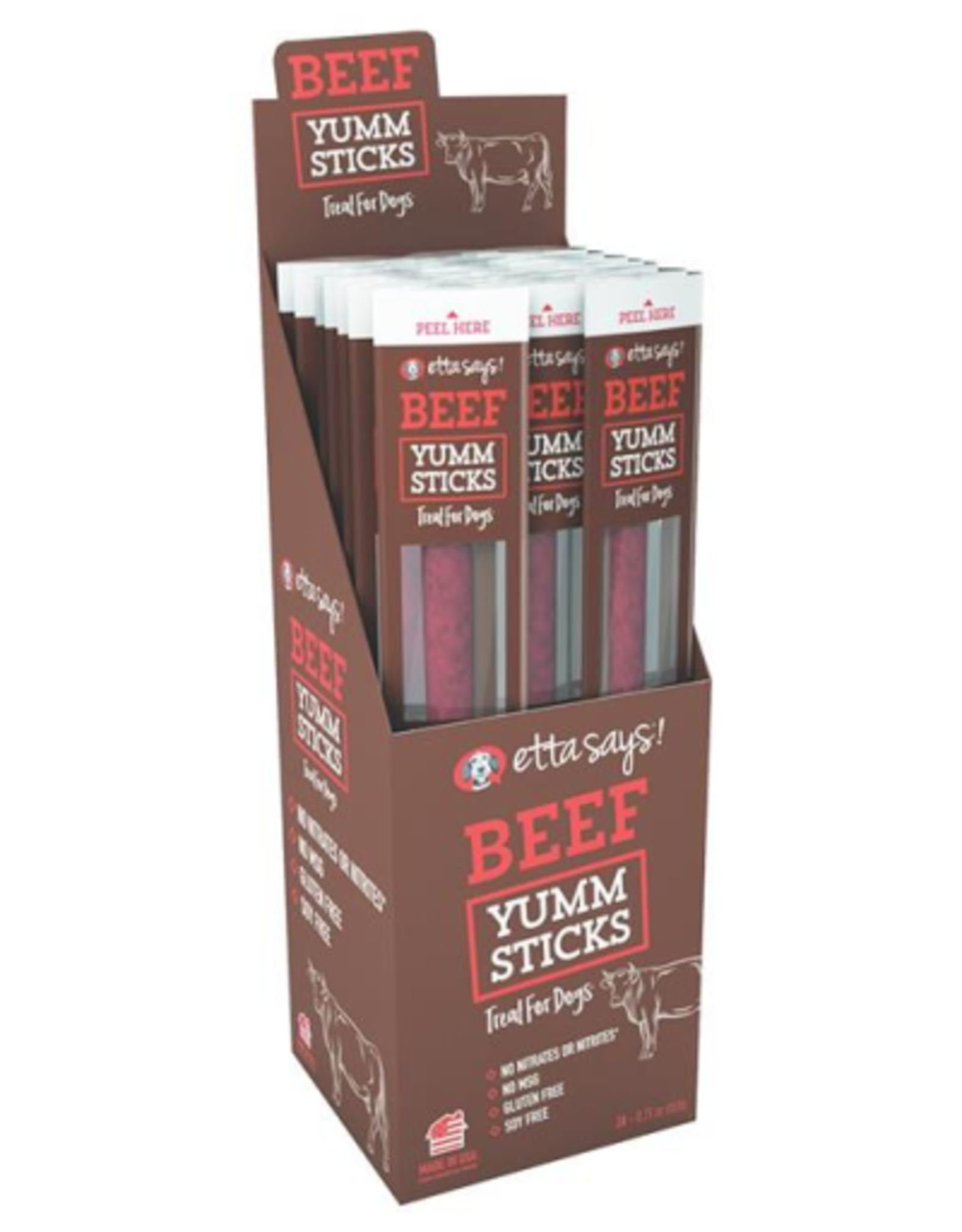 Etta Says! Etta Says! Beef Yumm Sticks Dog Treat .75oz